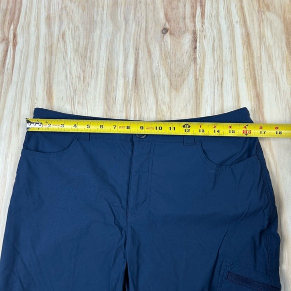 Eddie Bauer Hiking Capri Pants Dark Blue Outdoors Active Women's 8 - Picture 4 of 9